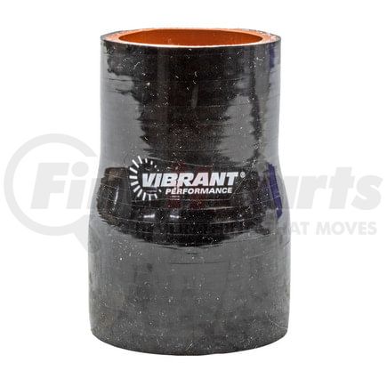 2762 by VIBRANT PERFORMANCE - 4 Ply Reducer Coupling; 1.5 in. x 1.75 in. x 3 in. Long; Black;