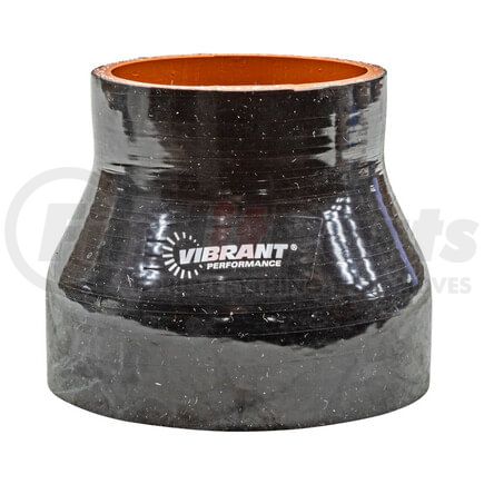 2764 by VIBRANT PERFORMANCE - 4 Ply Reducer Coupling; 2.5 in. x 3.5 in. x 3 in. Long; Black;