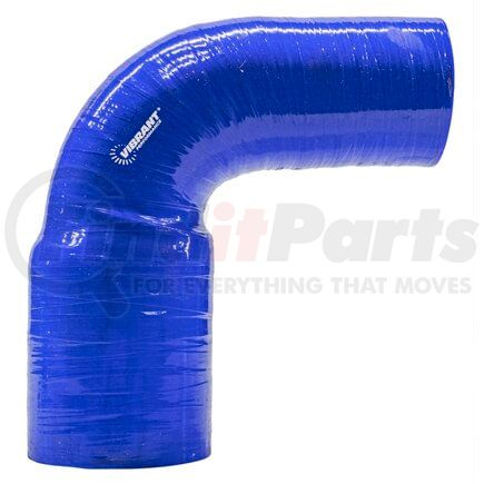 2782B by VIBRANT PERFORMANCE - 4 Ply 90 Degree Reducer Elbow; 2.5 in. ID x 3 in. ID x 3.5 in. Leg Length; Blue;