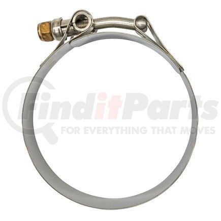 2803 by VIBRANT PERFORMANCE - 304 Stainless Steel T-Bolt Clamp; Clamp Range: 3.50 in.-3.80 in.; Pack Of 2; 0.75 in./19mm Band Width; Includes Bolt And Lock Nut;