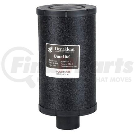 C045002 by DONALDSON - Air Filter - 8.00 in. body length, Primary Type, Round Style, Cellulose Media Type