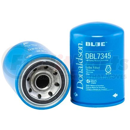 DBL7345 by DONALDSON - Engine Oil Filter - 5.35 in., Full-Flow Type, Spin-On Style, Synteq Media Type