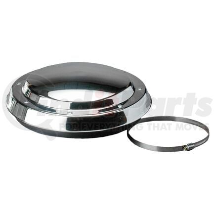 H001947 by DONALDSON - Air Inlet Hood - 4.25 in. height, Stainless Steel
