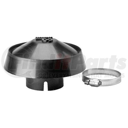H001378 by DONALDSON - Air Inlet Hood - 3.52 in. height, Plastic