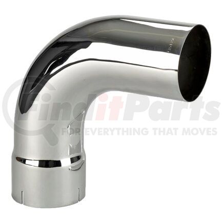 J009547 by DONALDSON - Exhaust Elbow - 90 deg. angle, OD-ID Connection, Chrome, 1.65 mm. wall thickness