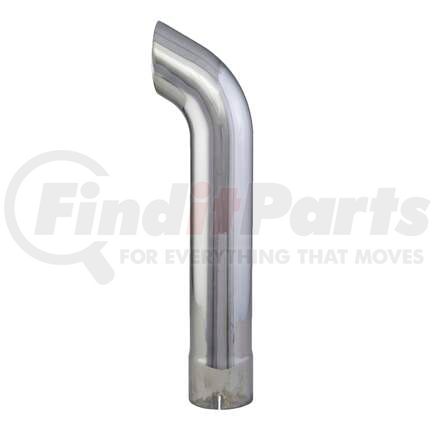 Donaldson J024757 Exhaust Stack Pipe Exhaust Stack Pipe - 24.00 in., Chrome, Curved Style, ID Connection
