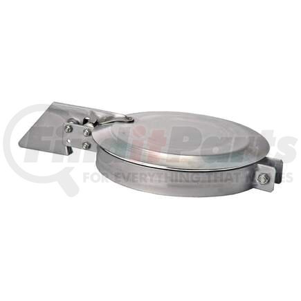 M002491 by DONALDSON - Exhaust Pipe Rain Cap - 8.00 in. OD Pipe, Stainless Steel