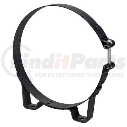 M002122 by DONALDSON - Exhaust Muffler Clamp - 0.39 in. Bolt Hole dia.