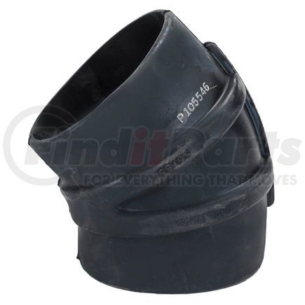 Donaldson P105546 Exhaust Elbow Engine Air Intake Elbow Hose - 45 deg. angle, Rubber