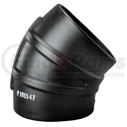 P105547 by DONALDSON - Engine Air Intake Elbow Hose - 45 deg. angle, Rubber