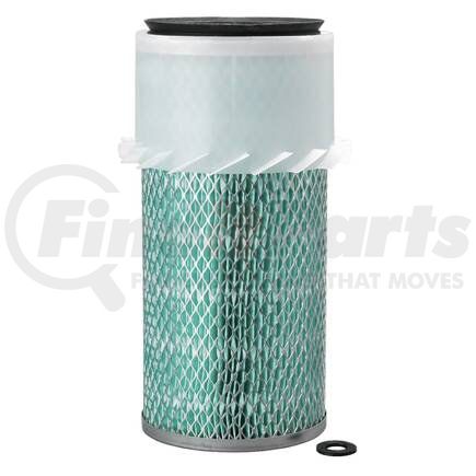 P122514 by DONALDSON - Air Filter - 11.00 in. length, Primary Type, Finned Style, Flame Retardant Media Type