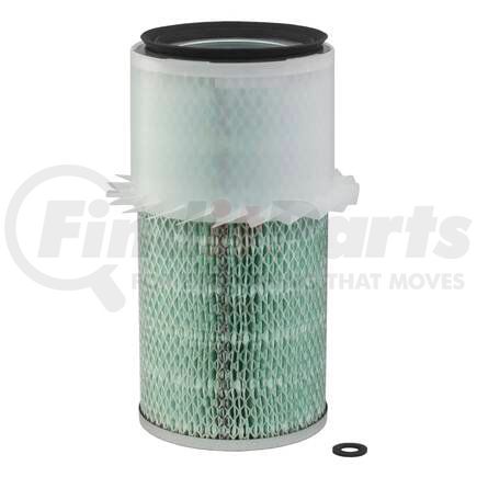 P122492 by DONALDSON - Air Filter - 12.00 in. length, Primary Type, Finned Style, Flame Retardant Media Type