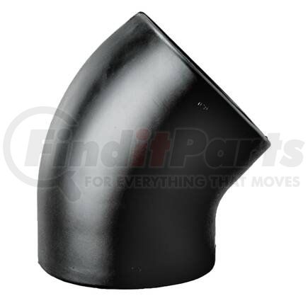 P133338 by DONALDSON - Engine Air Intake Elbow Hose Connector - 45 deg. angle, Rubber