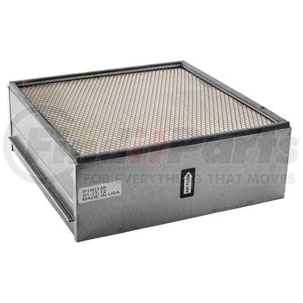 P150135 by DONALDSON - Air Filter - 15.62 in. x 15.00 in. x 5.57 in., Engine, Type, Panel Style, Cellulose Media Type