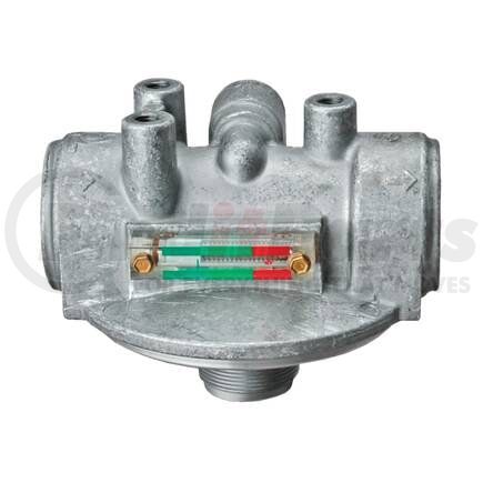 P166665 by DONALDSON - Hydraulic Filter Head - 5.52 in., 1 1/4 NPT Inlet/Outlet Size, with Bypass Valve