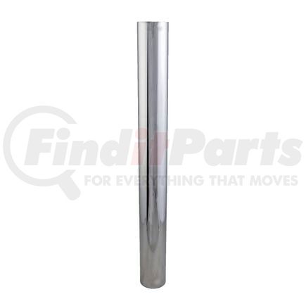 P206389 by DONALDSON - Exhaust Stack Pipe - 48.00 in., Chrome, Straight Style, OD Connection