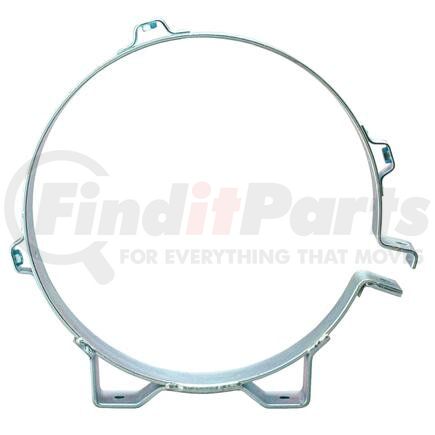 P230283 by DONALDSON - Exhaust Muffler Clamp - 2.01 in. width, 0.43 in. Bolt Hole dia.