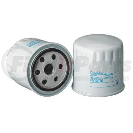 P502076 by DONALDSON - Engine Oil Filter - 3.5 in., Full-Flow Type, Spin-On Style, Cellulose Media Type