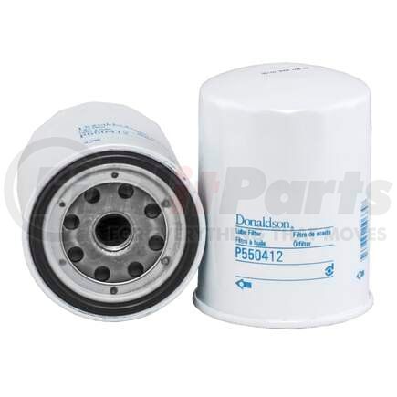 Donaldson P550412 Engine Oil Filter Engine Oil Filter - 4.92 in., Bypass Type, Spin-On Style, Cellulose Media Type