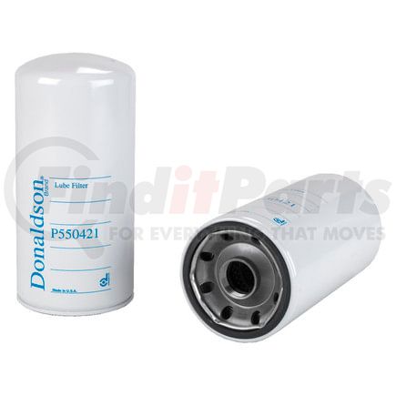 Donaldson P550421 Engine Oil Filter Engine Oil Filter - 9.92 in., Full-Flow Type, Spin-On Style, Cellulose Media Type