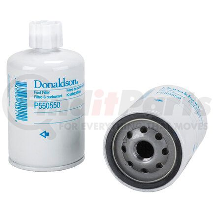 P550550 by DONALDSON - Fuel Water Separator Filter - 5.58 in., Water Separator Type, Spin-On Style, Not for Marine Applications