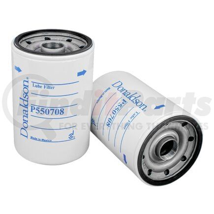 P550708 by DONALDSON - Engine Oil Filter - 6.57 in., Full-Flow Type, Spin-On Style, with Bypass Valve