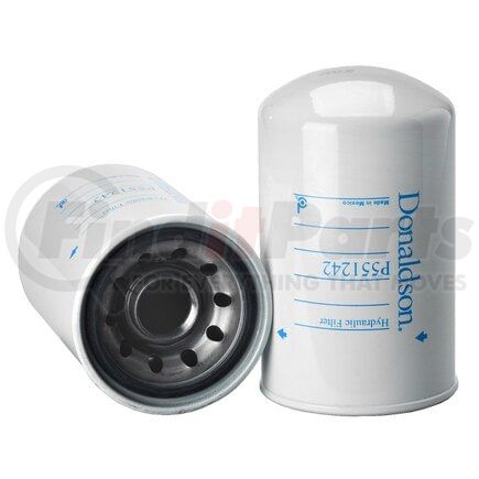 P551242 by DONALDSON - Hydraulic Filter - 8.22 in., Spin-On Style, Cellulose Media Type
