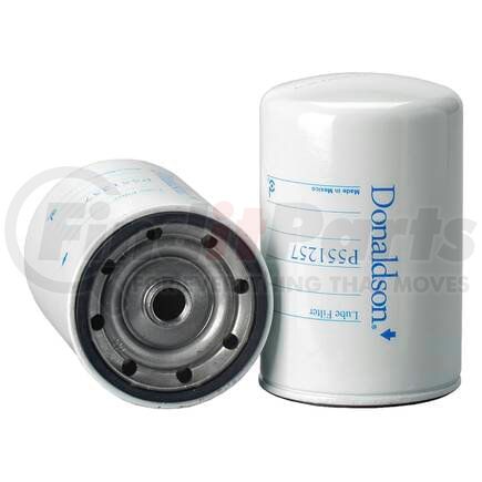 P551257 by DONALDSON - Engine Oil Filter - 6.38 in., Full-Flow Type, Spin-On Style