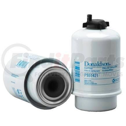 P551421 by DONALDSON - Fuel Water Separator Filter - 6.07 in., Water Separator Type, Cartridge Style, Composite Media Type, Not for Marine Applications