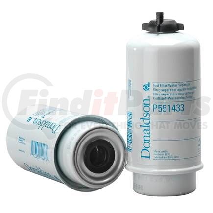 P551433 by DONALDSON - Fuel Water Separator Filter - 7.73 in., Water Separator Type, Cartridge Style, Cellulose, Silicone Media Type, Not for Marine Applications