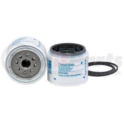 P551848 by DONALDSON - Fuel Water Separator Filter - 3.33 in. Overall length, Primary Type, Spin-On Style, Cellulose Media Type