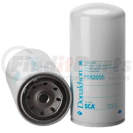 P552055 by DONALDSON - Engine Coolant Filter - 7.87 in., 11/16-16 UN thread size, Spin-On Style Cellulose Media Type, Cummins 3305371