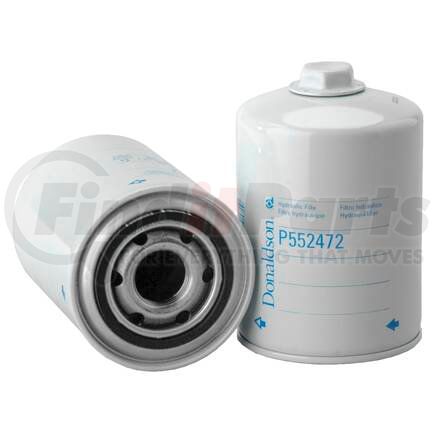 P552472 by DONALDSON - Hydraulic Filter - 5.59 in., Spin-On Style, Wire Mesh Media Type