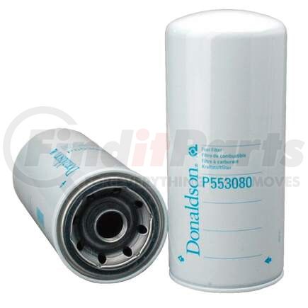 P553080 by DONALDSON - Fuel Water Separator Filter - 12.13 in., Primary Type, Spin-On Style, Cellulose Media Type