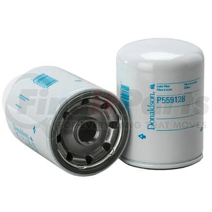 P559128 by DONALDSON - Engine Oil Filter - 5.79 in., Full-Flow Type, Spin-On Style, Cellulose Media Type