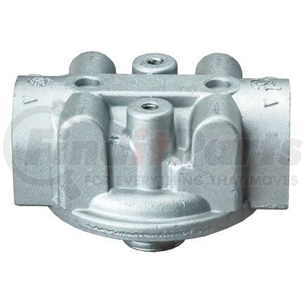 P561135 by DONALDSON - Hydraulic Filter Head - 3.74 in., 3/4-14 NPT Inlet/Outlet Size, with Bypass Valve