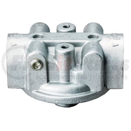 P563288 by DONALDSON - Hydraulic Filter Head - 3.74 in., 1/2-14 NPT Inlet/Outlet Size, with Bypass Valve