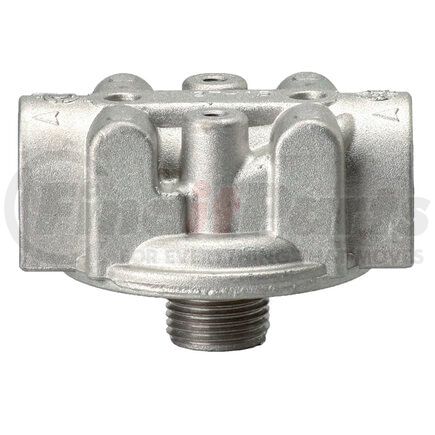 P563278 by DONALDSON - Hydraulic Filter Head - 3.74 in., 3/4-14 NPT Inlet/Outlet Size, with Bypass Valve