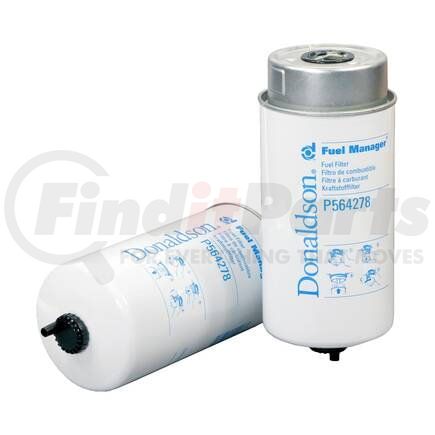 P564278 by DONALDSON - Fuel Water Separator Filter - 9.25 in., Water Separator Type, Cartridge Style