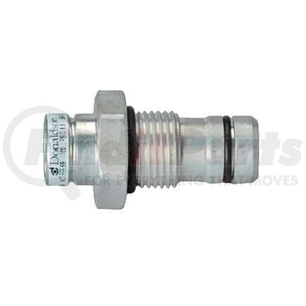 P572354 by DONALDSON - Hydraulic Visual Service Indicator - 2.36 in., 100 psid, Visual Style, Pop-Up Button Type, Viton Seal Material, Manual Reset Function