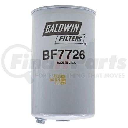 FF117 by FLEETGUARD - Fuel Filter - Spin-On, 6.41 in. Height