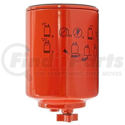 FS19548 by FLEETGUARD - Fuel Water Separator - Spin-On, 6.58 in. Height