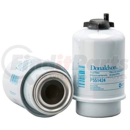 P551424 by DONALDSON - Fuel Water Separator Filter - 6.07 in., Water Separator Type, Cartridge Style, Composite Media Type, Not for Marine Applications