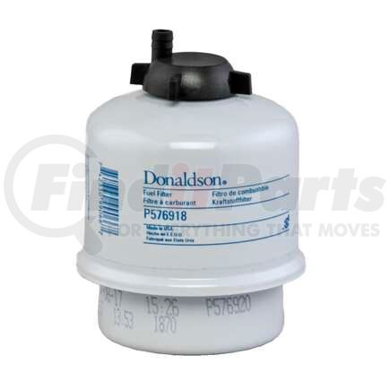 P576918 by DONALDSON - Fuel Water Separator Filter - 4.53 in., Water Separator Type, Cartridge Style, Not for Marine Applications