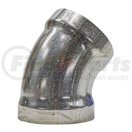 T40591C by ALLEGHENY VALVE & COUPLING - Bend: 4" 45° Aluminum Short Radius - TUBE-FLOW -