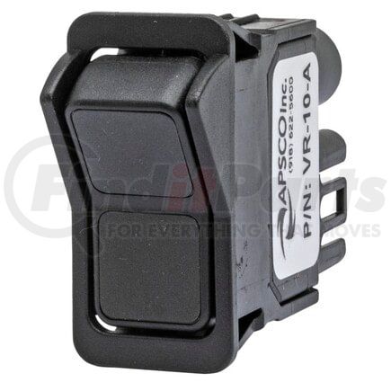 VR-10-A by APSCO - Air Control Valve - Air Rocker, Blank, On/Off, 1/4" Ports, Single Acting