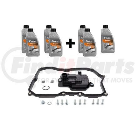 V105612XXL by VAICO - Filter W/ Oil Pan Gasket, Transmission Oil (Special 7 ltr), Instl Hardware