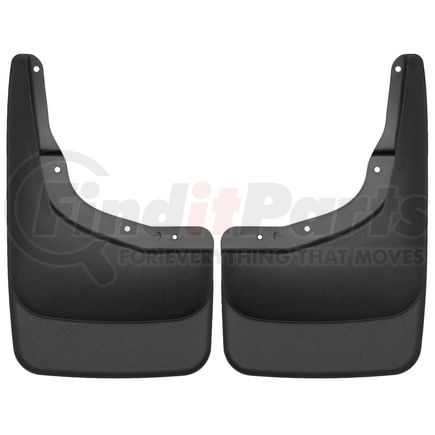 Husky 56601 Light Guard Custom Molded Mud Guards; Black