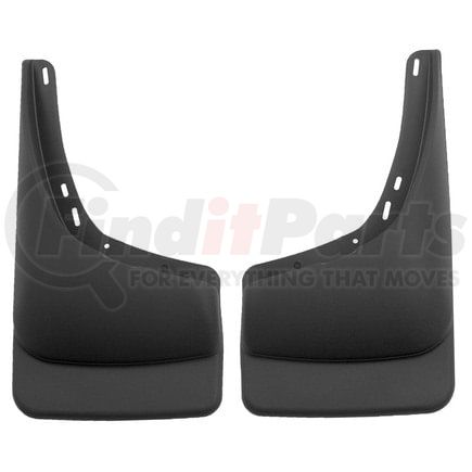 57241 by HUSKY - Custom Molded Mud Guards  Black