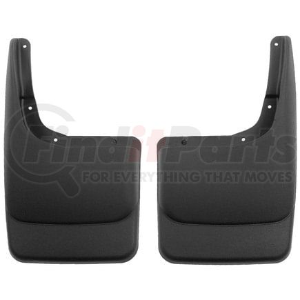 57601 by HUSKY - Custom Molded Mud Guards  Black